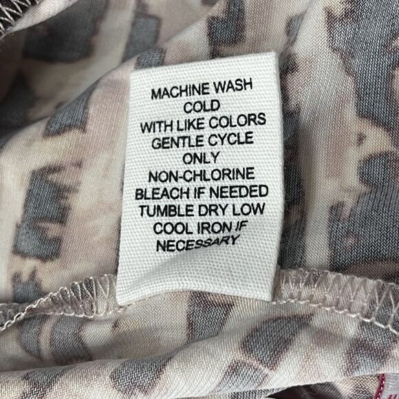 Willow Drive X-Large Wide Leg Pants Elastic Waist Stretch Safa Cheetah Multi New - Picture 7 of 8